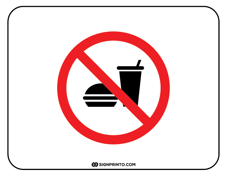 No Food Sign icon
