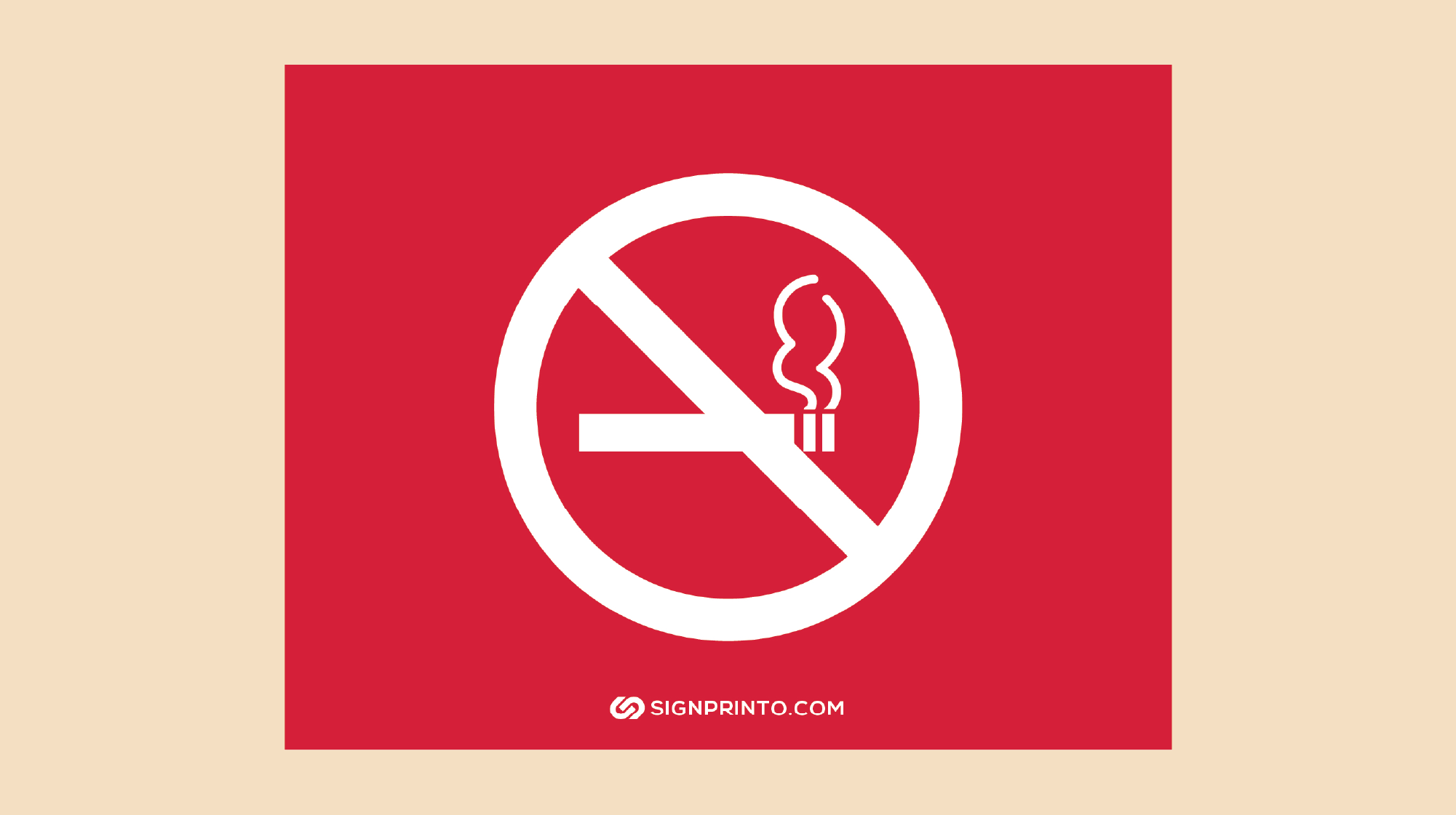 No Smoking Sign FREE printable PDF