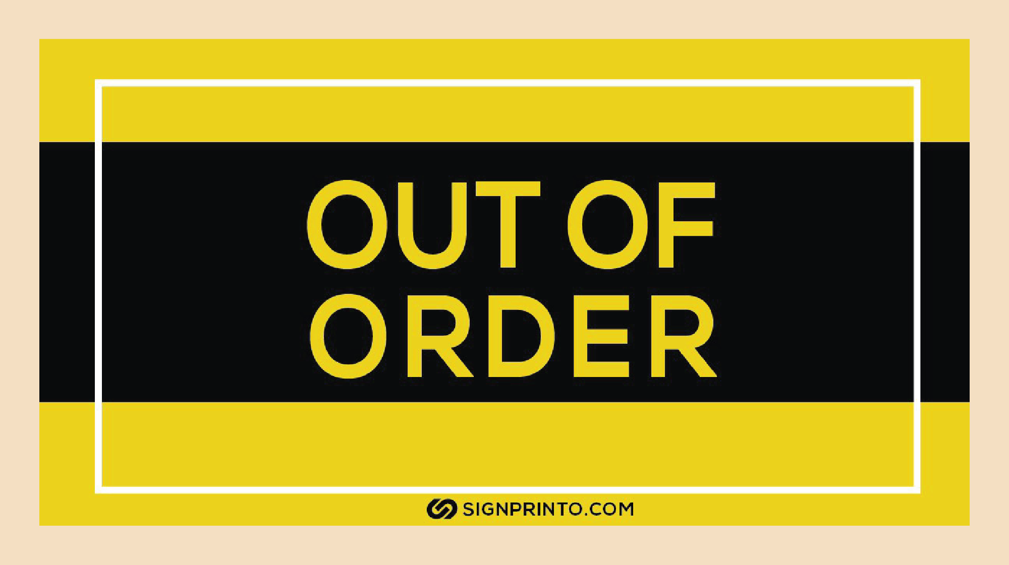 Printable Out Of Order Sign Designs