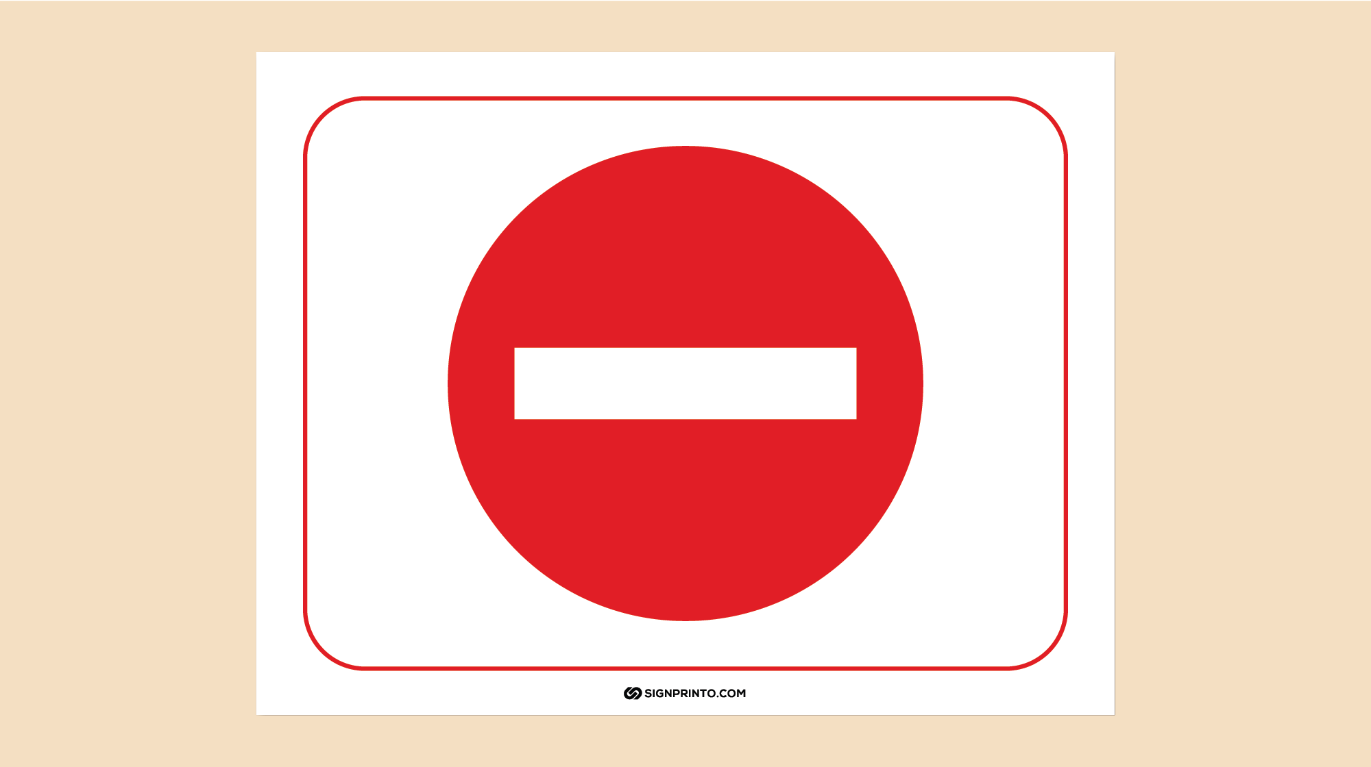 No Entry Sign Icon