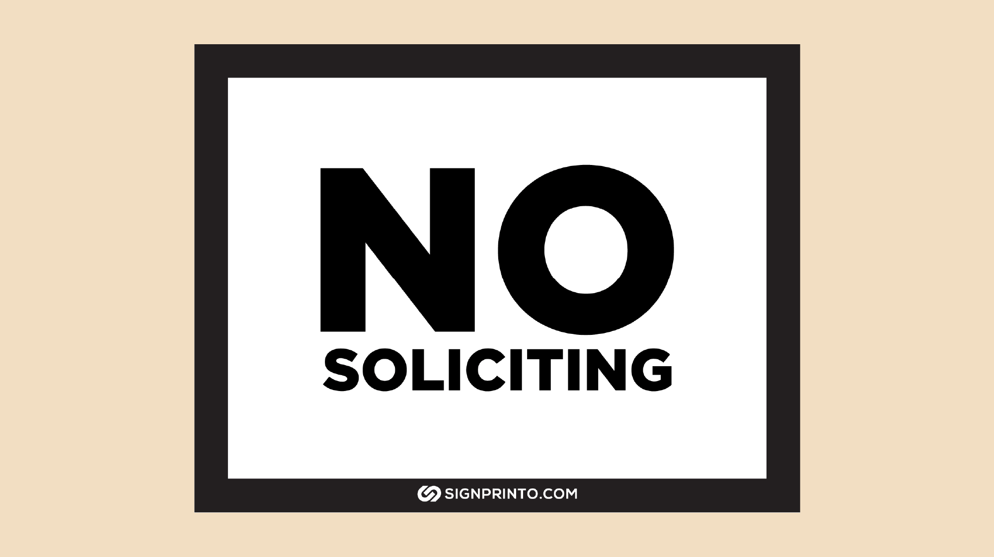 Download No Soliciting Sign Free Printable Pdf 