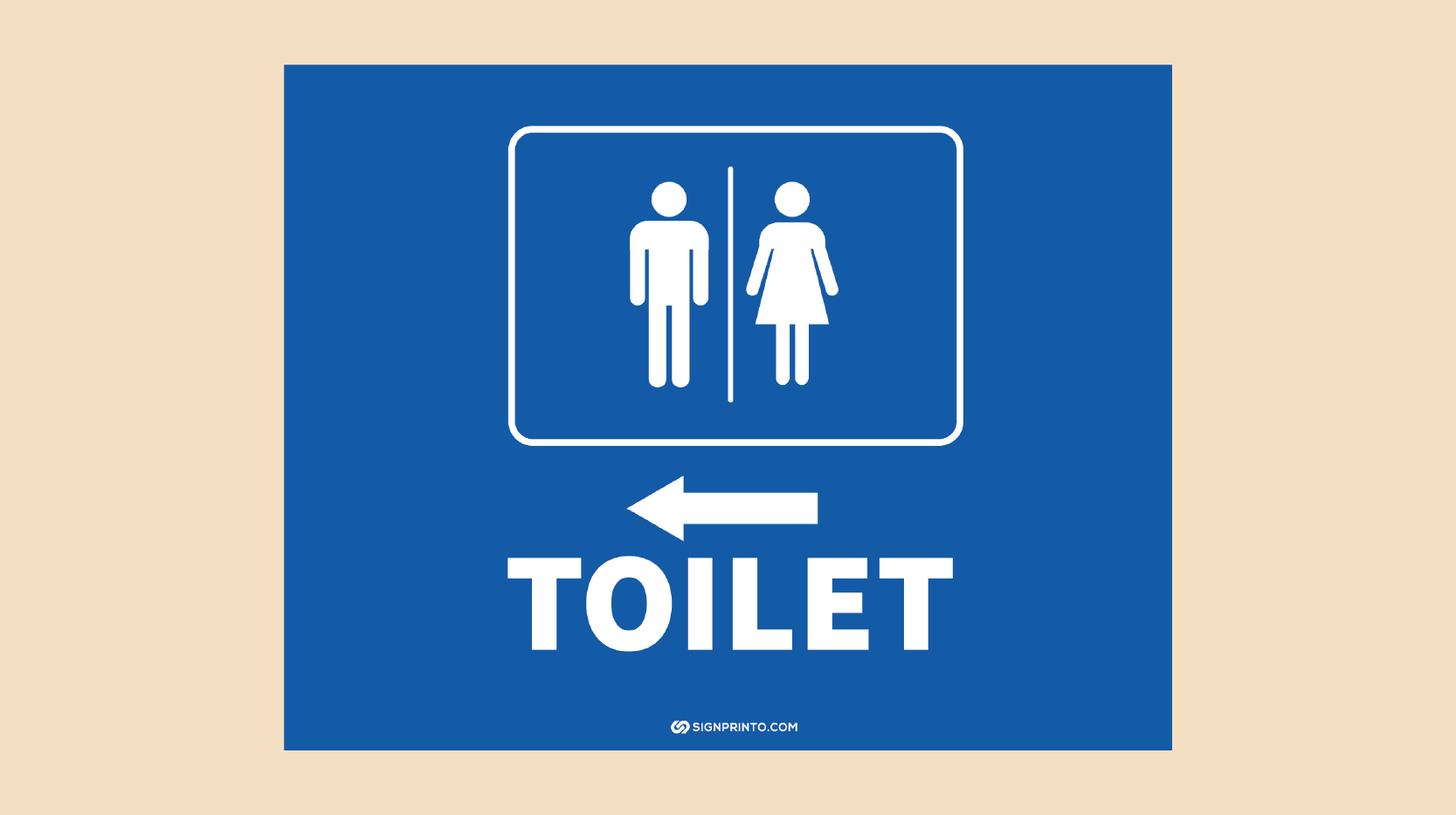 Download Toilet Sign Printable PDF