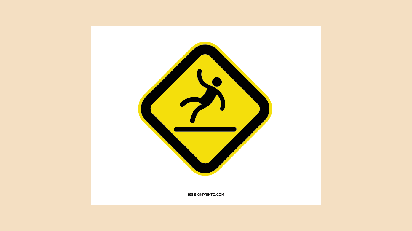 Wet Floor Sign icon
