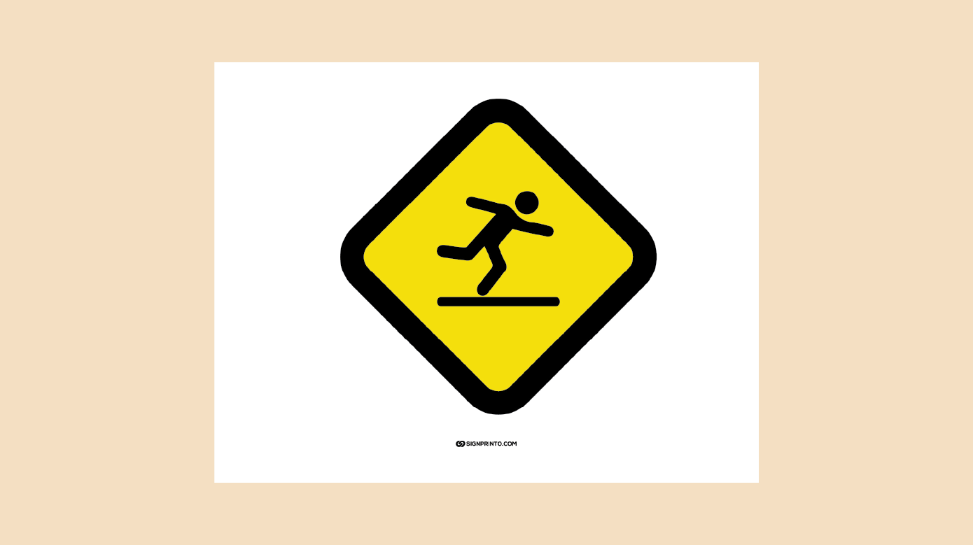 Wet Floor Sign icon