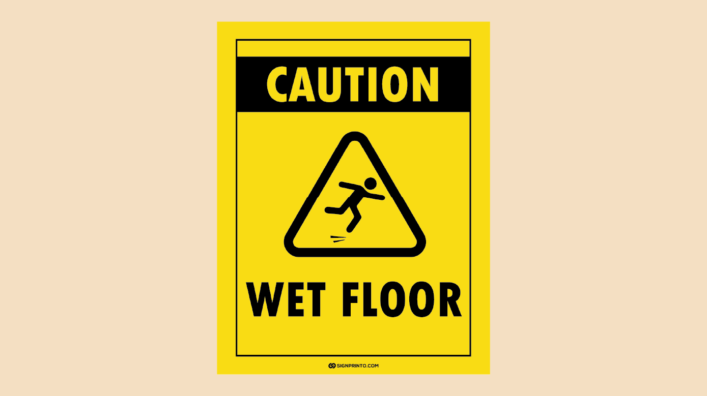 Wet Floor Sign