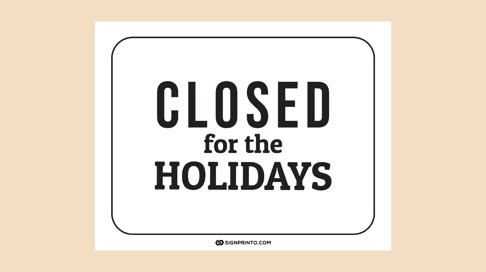Unique Closed For The Holidays Sign Printable FREE pdf Unique Closed For The Holidays Sign Printable FREE pdf