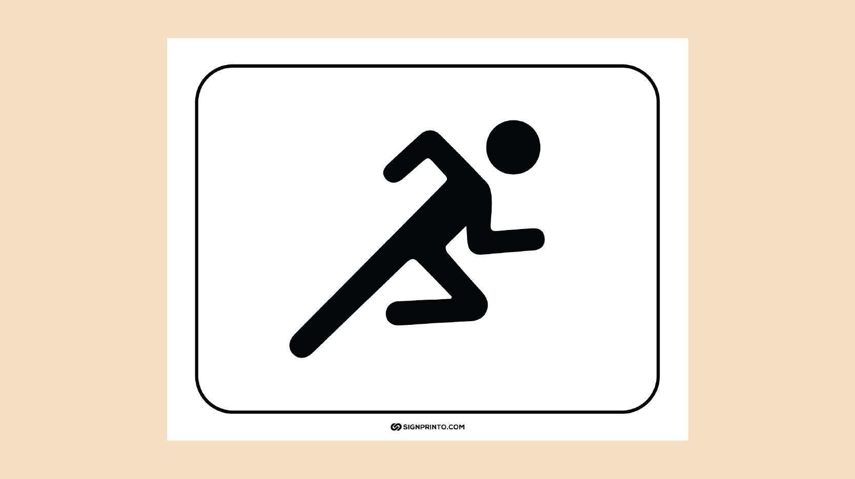 Printable No Running SignSymbol Download PDF