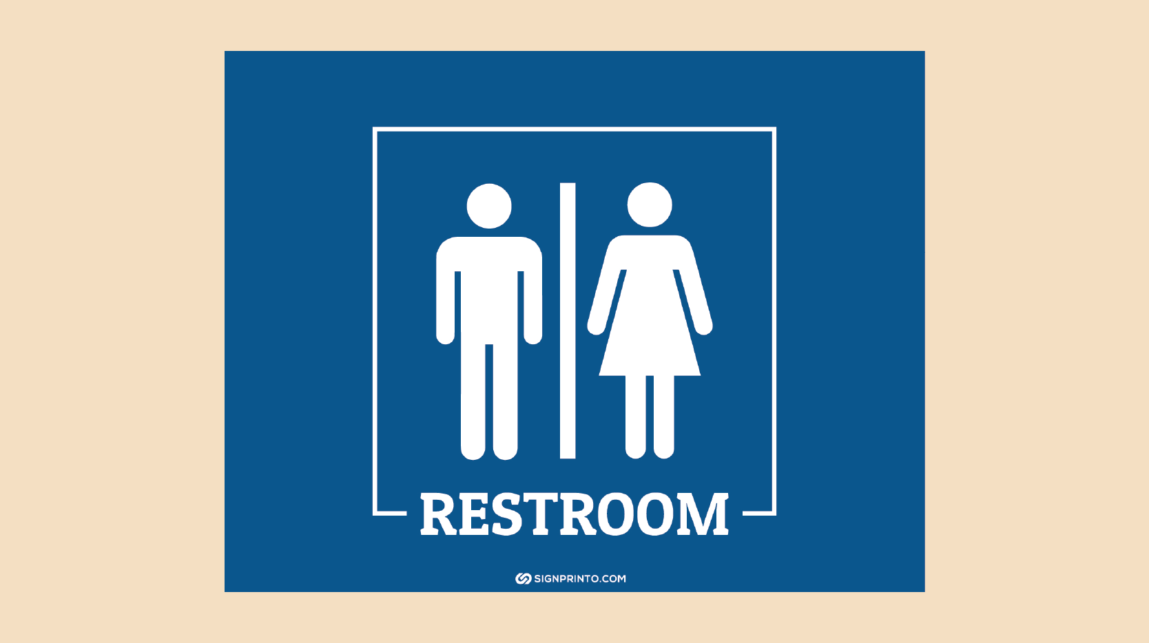 Restroom Sign Free Printable PDF