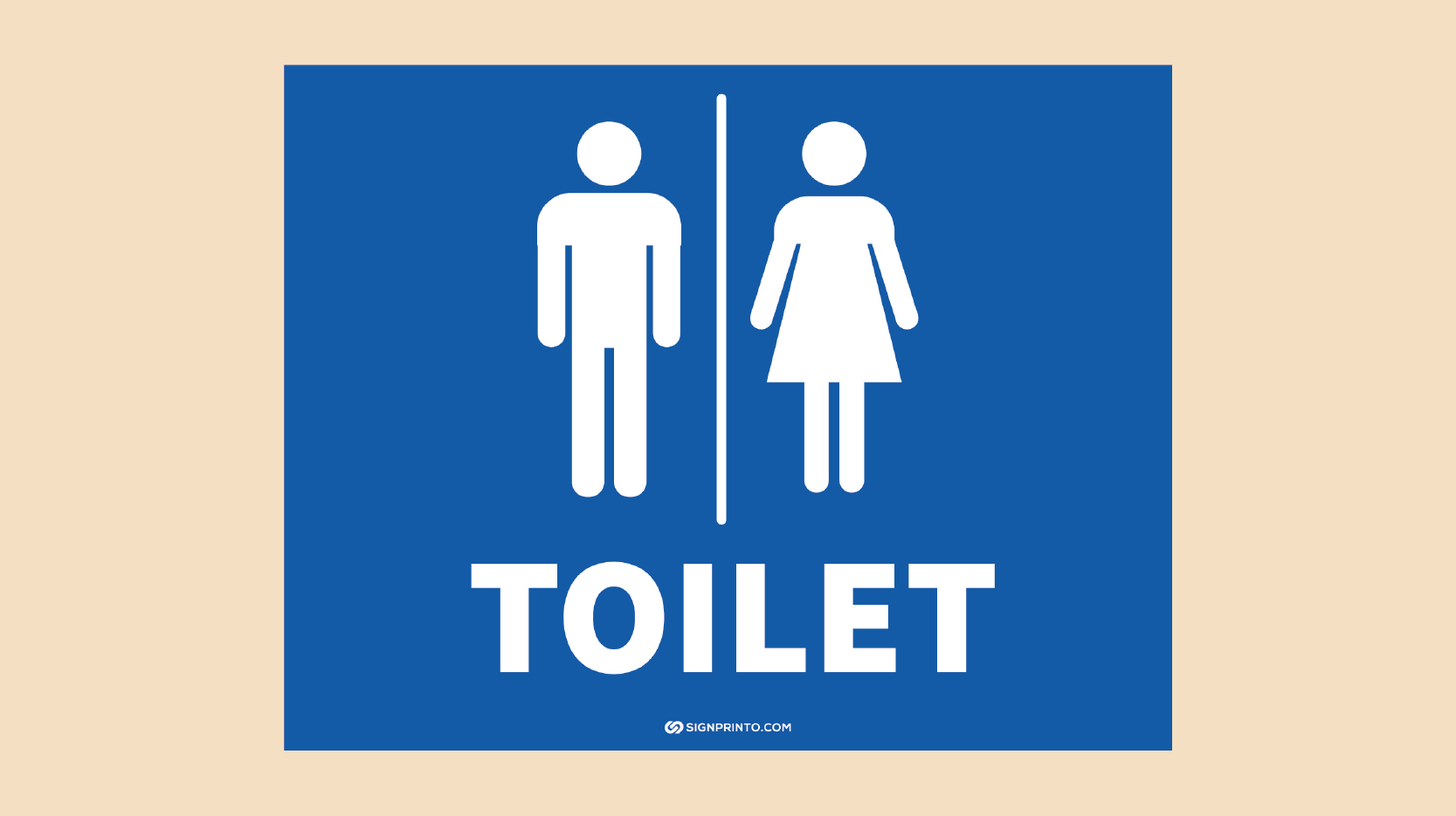 Toilet Sign Printable PDF