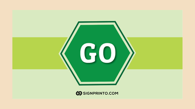 FREE Printable Go Sign PDF FREE Printable Go Sign PDF