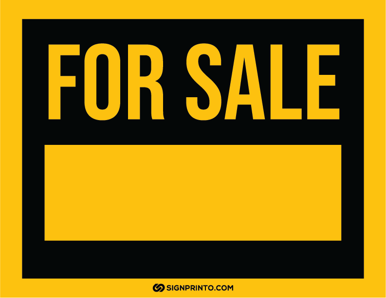 For Sale Sign Free Printable PDF For Sale Sign Free Printable PDF