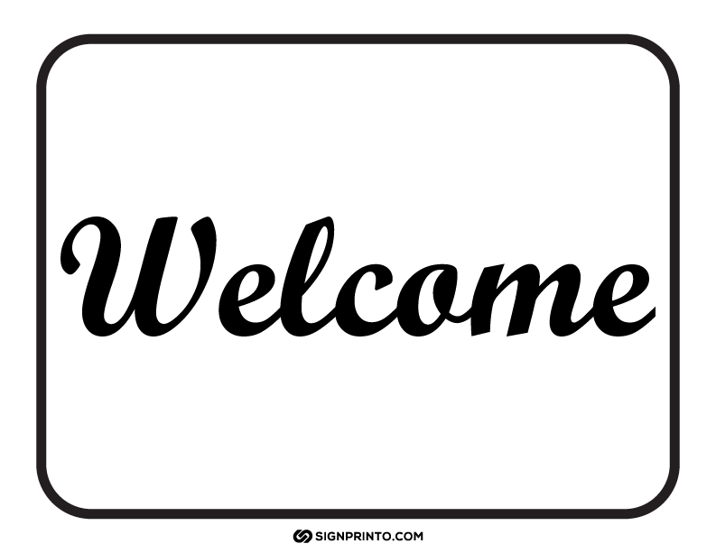 Free Printable Welcome Sign Download - Printable Welcome Sign 1153 1 