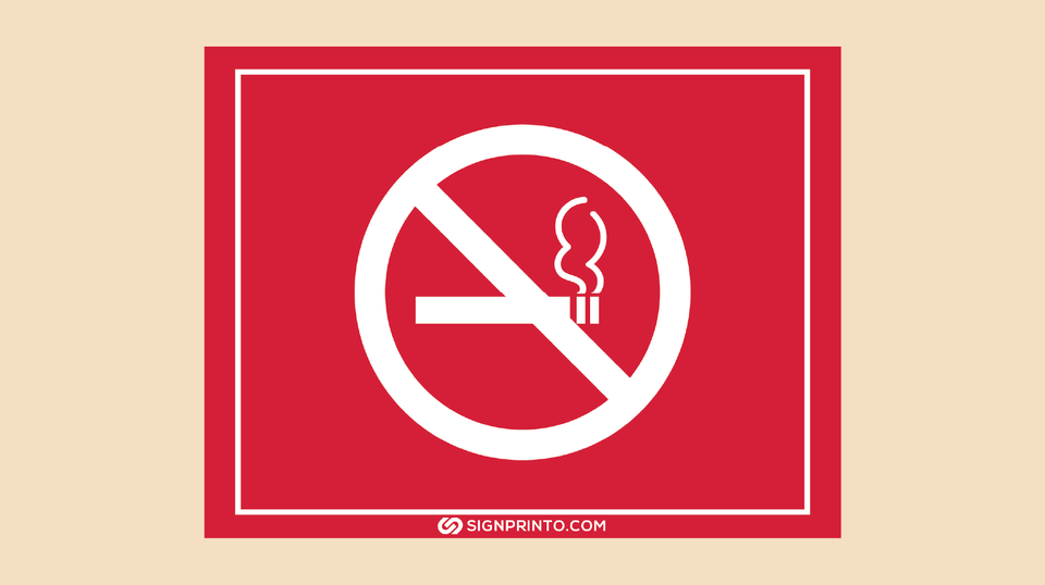Free Printable No Smoking Sign PDF