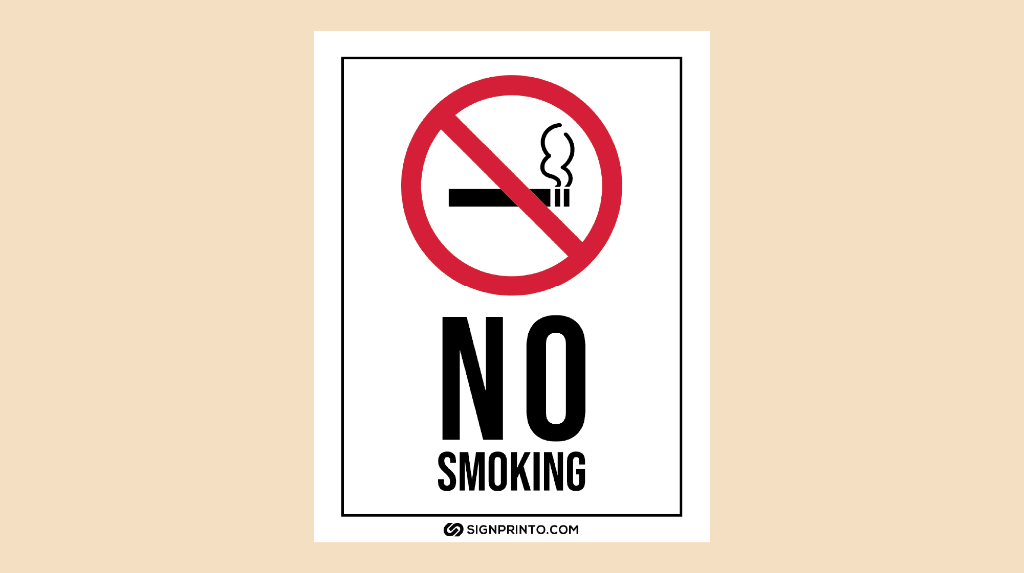 Download No Smoking Sign FREE PDF