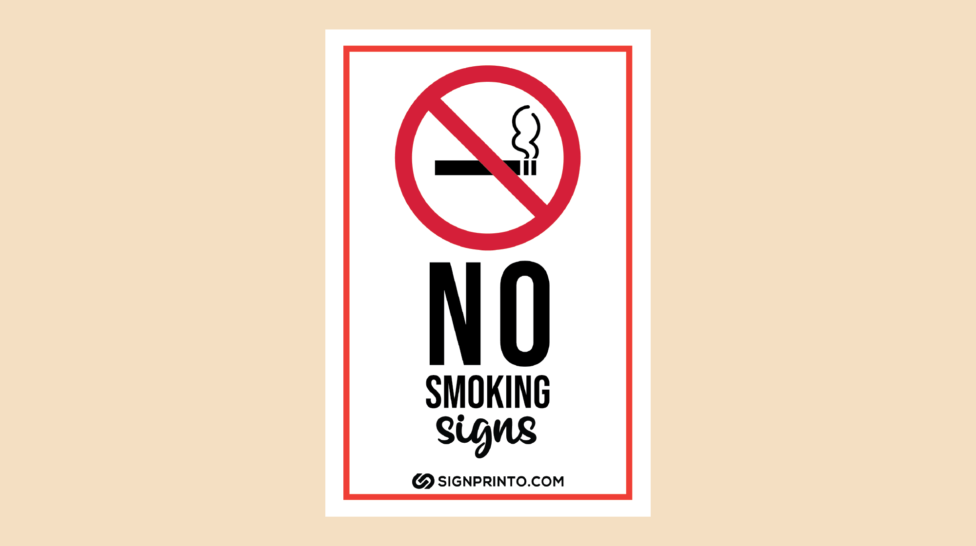 Download Printable  No Smoking Sign pdf FREE