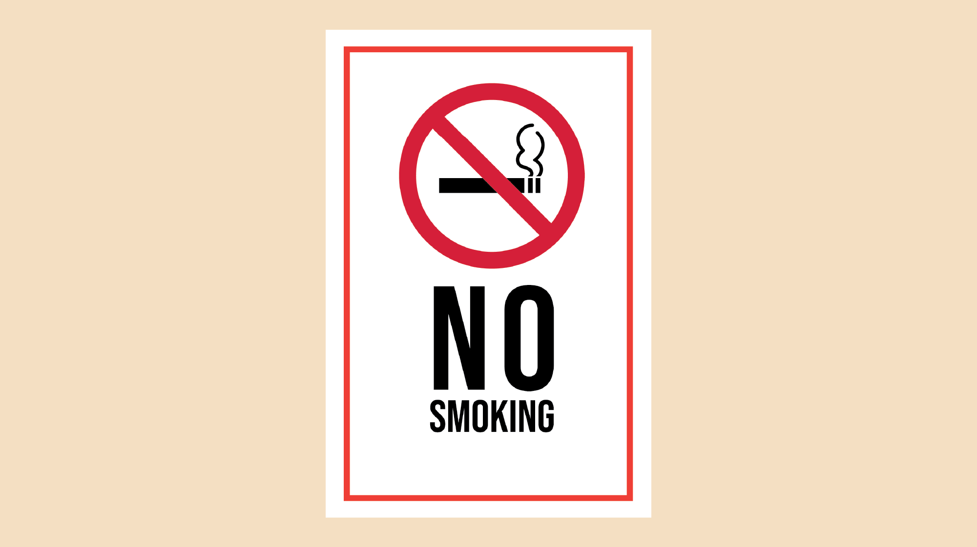 No Smoking Sign download Printable PDF