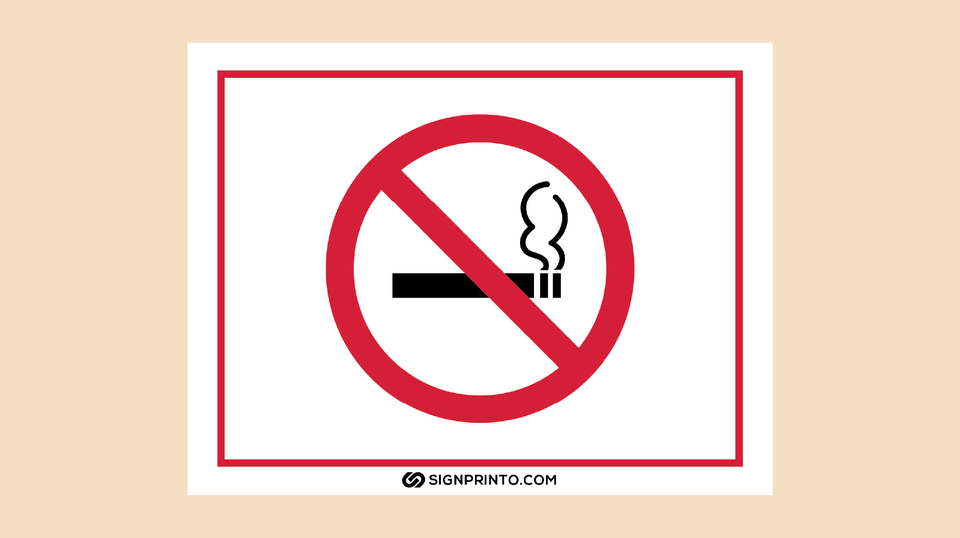 No Smoking Sign Free Printable PDF