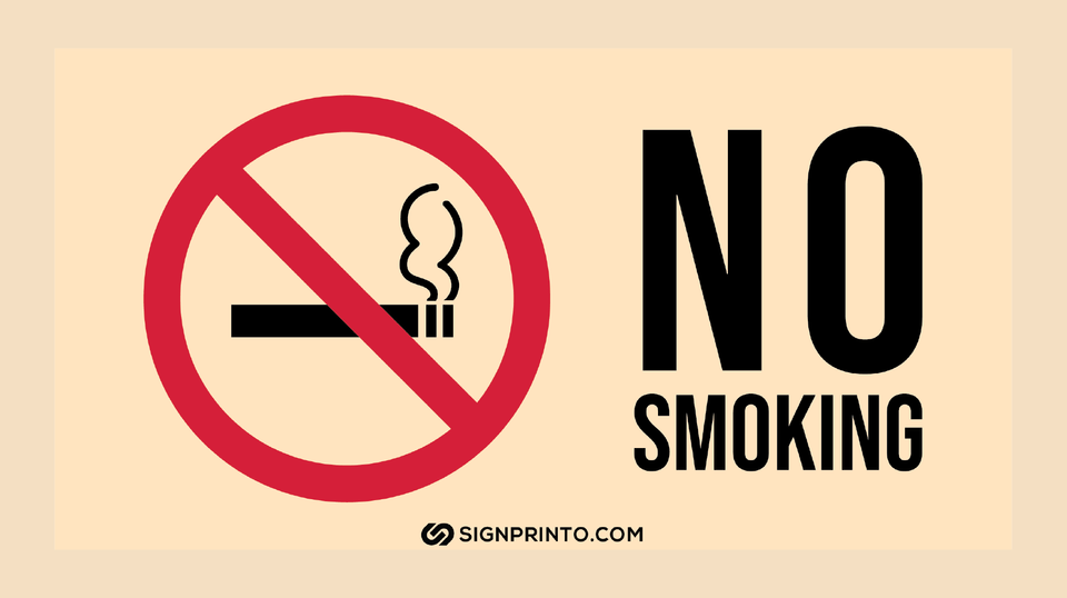 Printable No Smoking Sign Collection -Free Printable PDF