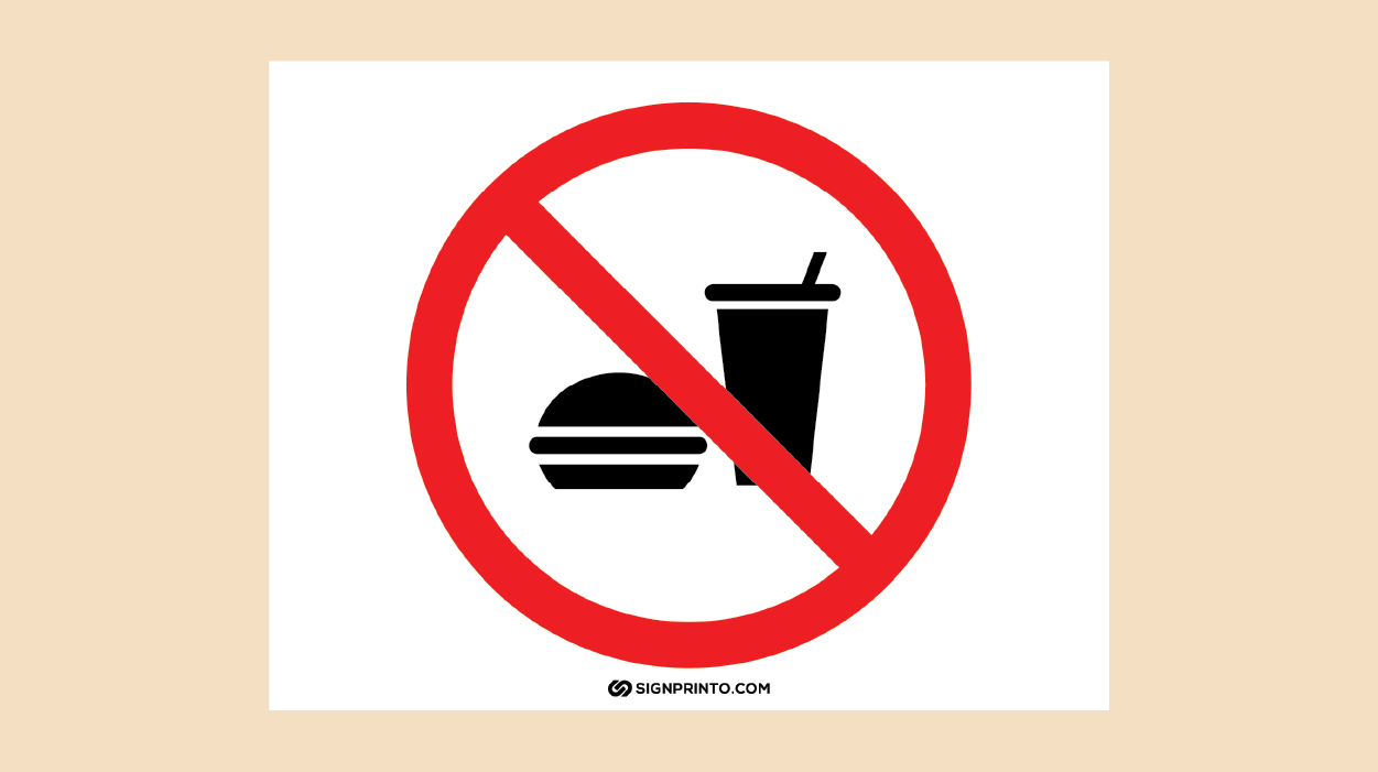 No Food Sign Symbol FREE Pdf Download