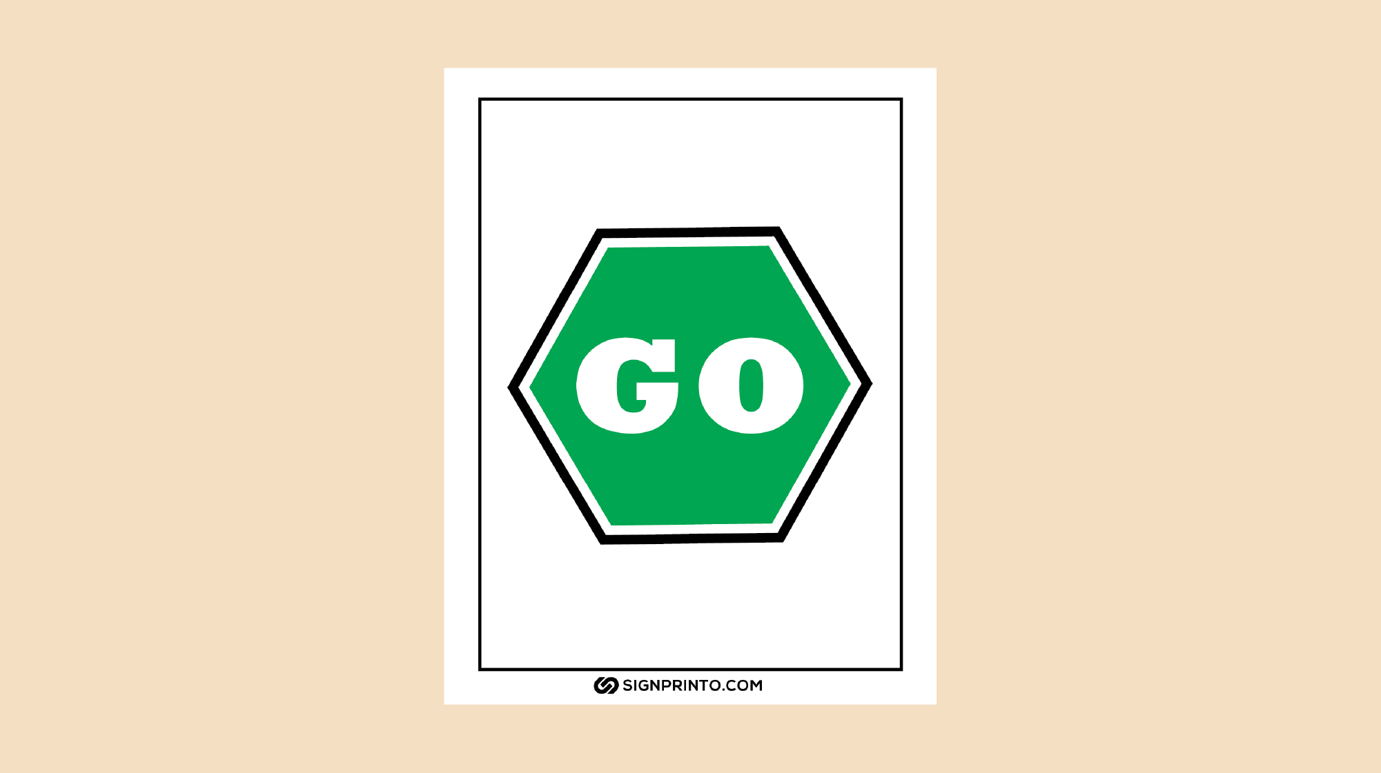 Drive Forward: Download Your Ideal Go Sign Today