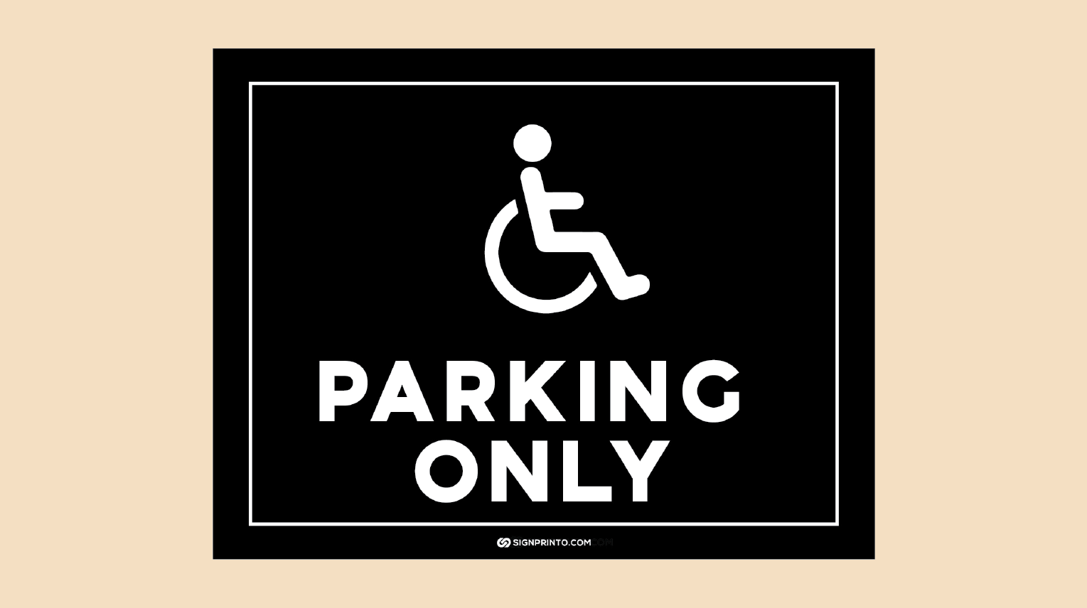 Handicap Parking Sign - Download Printable PDF