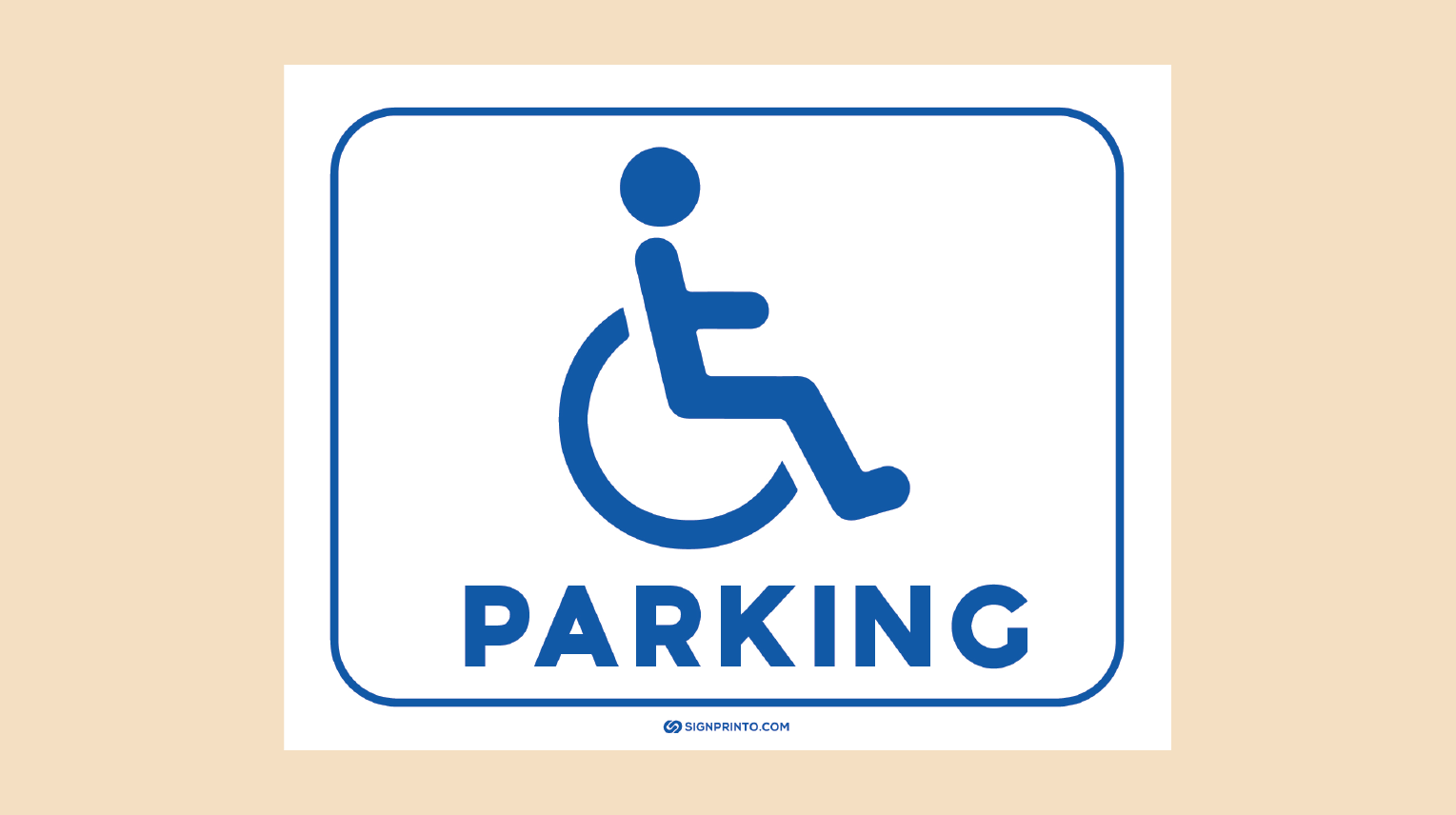 Handicap Parking Sign Download Printable PDF