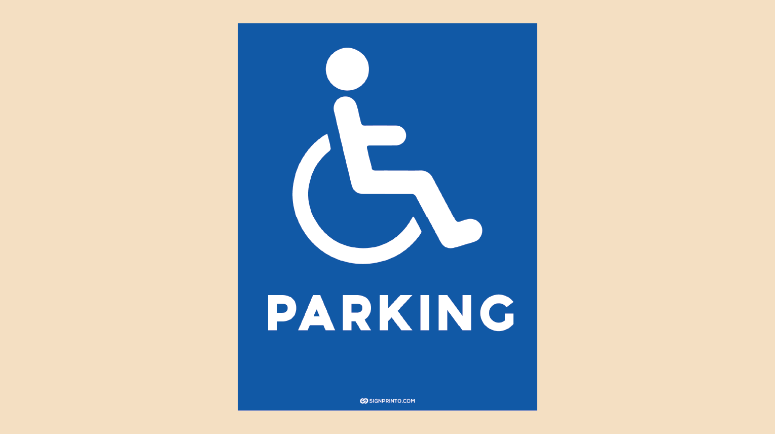 Download Handicap Parking Sign [ Printable PDF ]