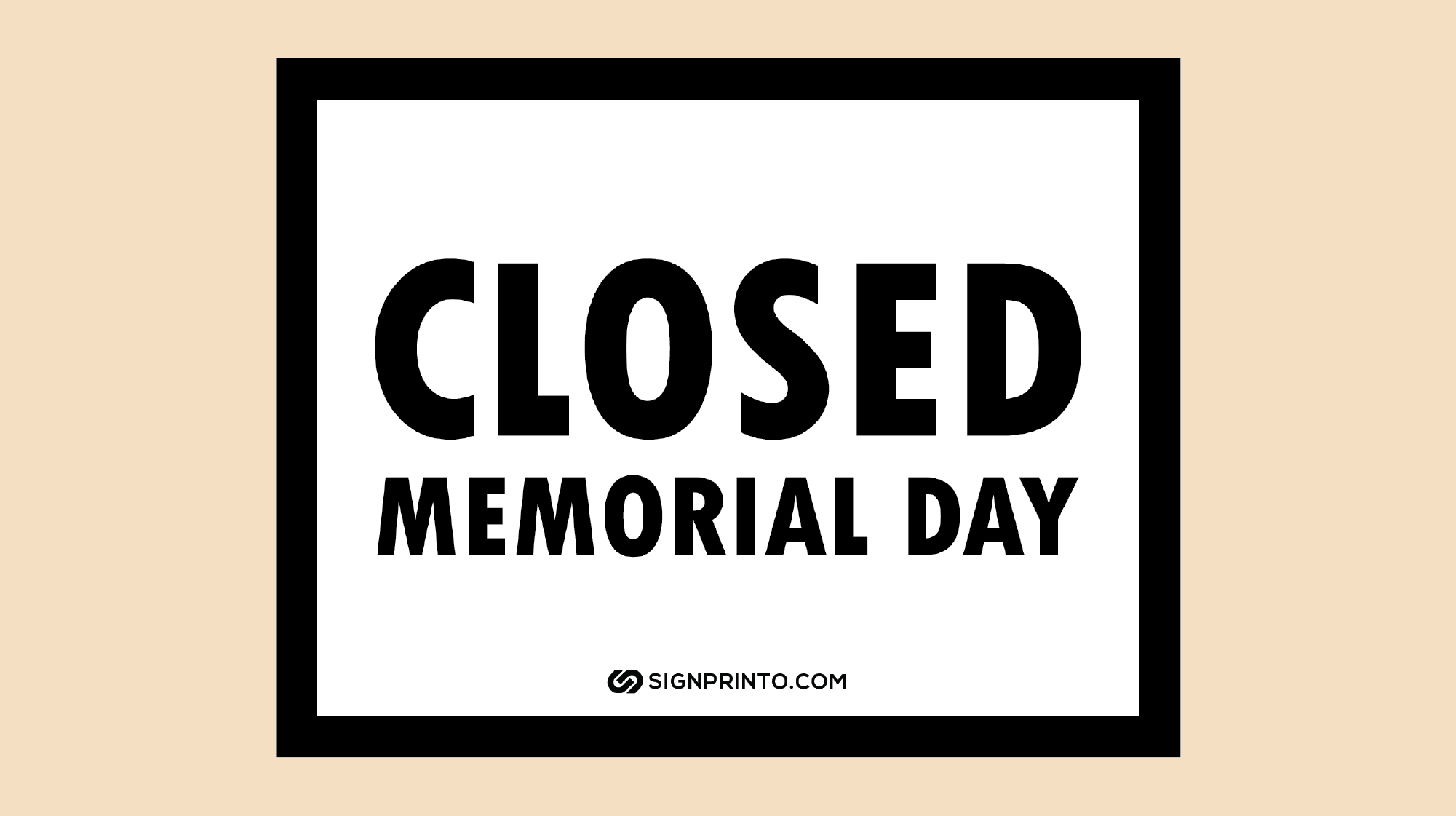 Memorial Day Closed Sign PDF - Your Key to Closure Success!