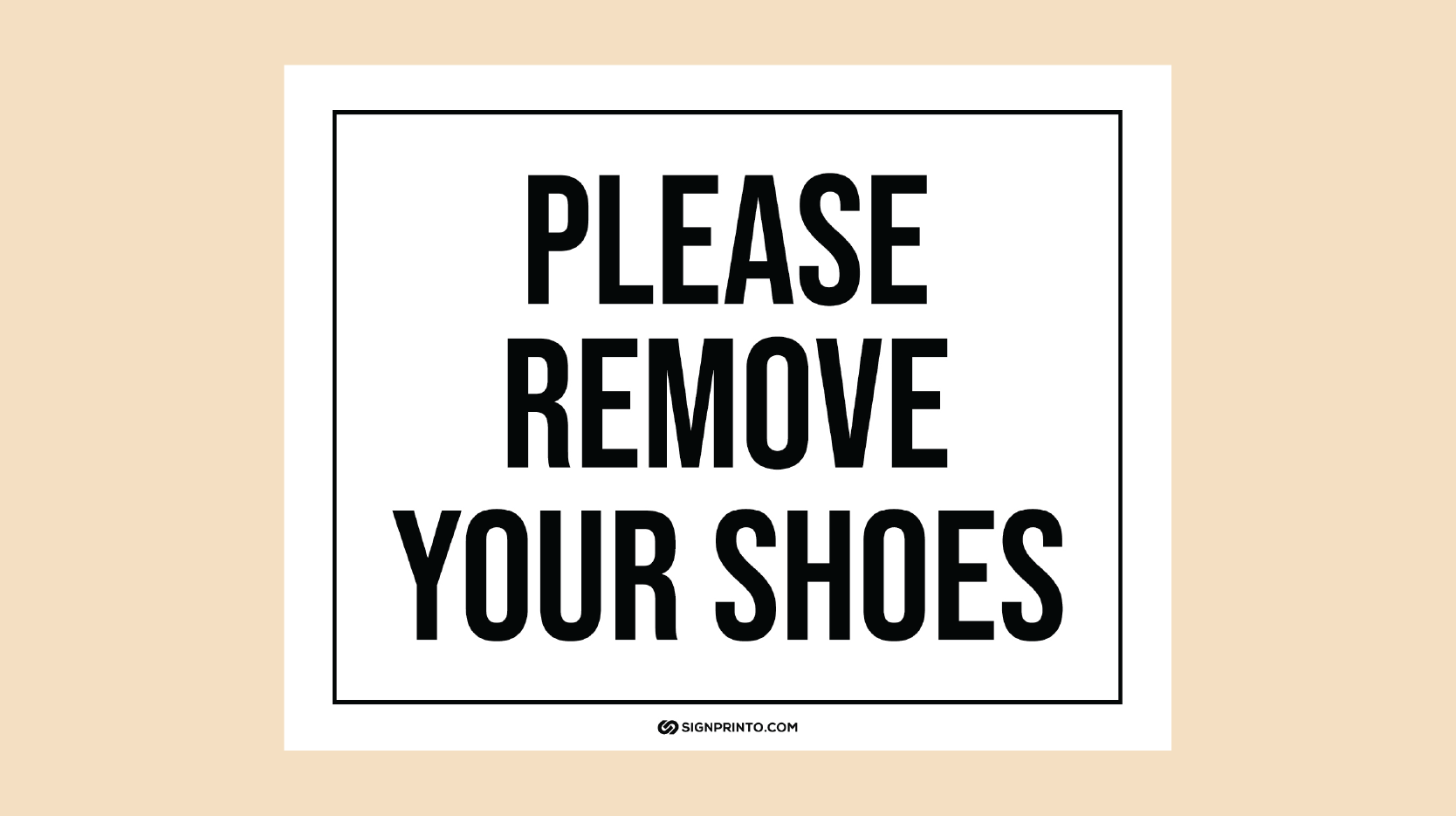 Please Remove Your Shoes Sign Free Printable PDF