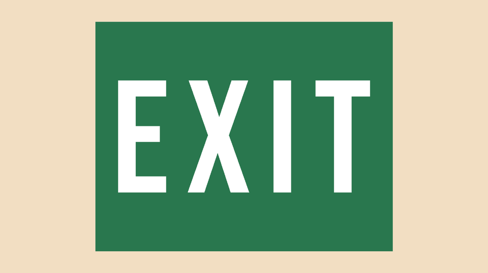 Exit Sign- Download Free Printable PDF