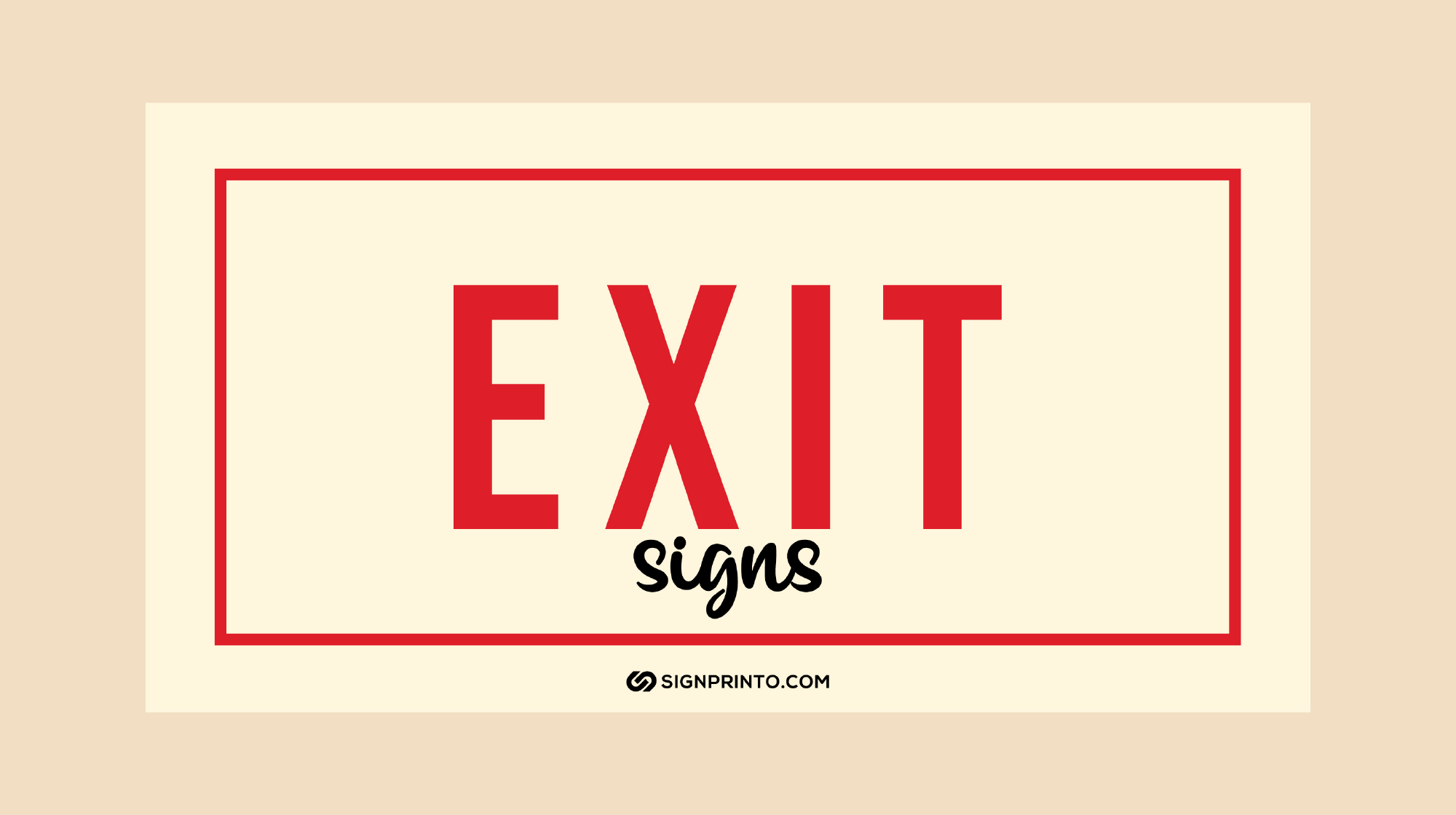 Exit Sign :Emergency Ready Grab Your Free Printable PDF