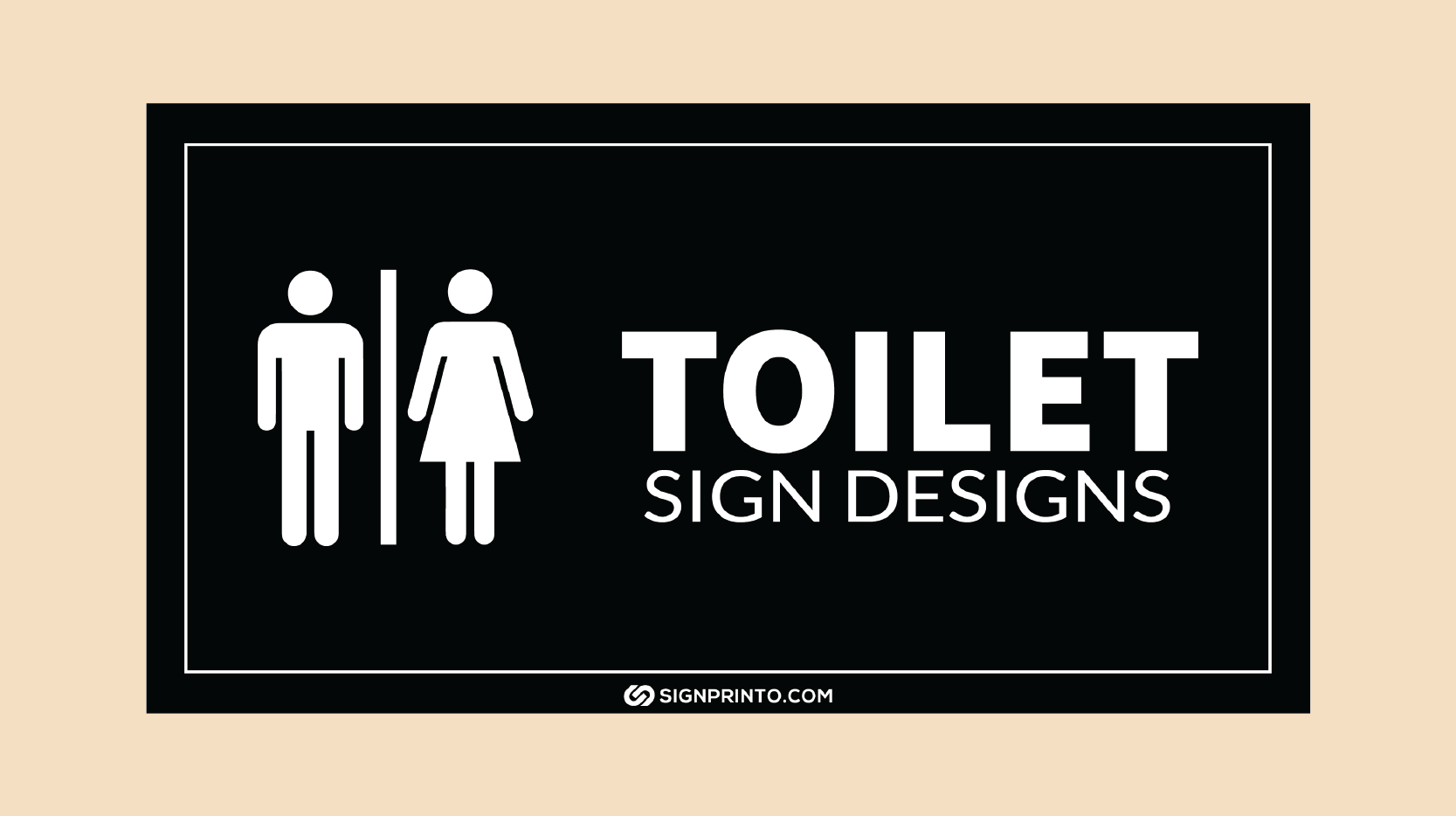 Restroom Ready: Free Printable Toilet Sign PDF Download
