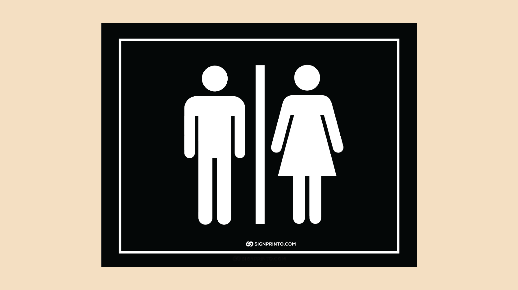 Toilet Sign Printable PDF