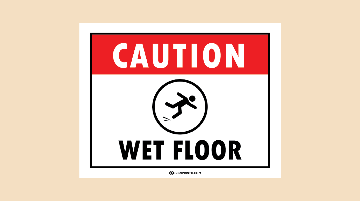 Printable Wet Floor Sign: Instantly Access Your FREE PDF