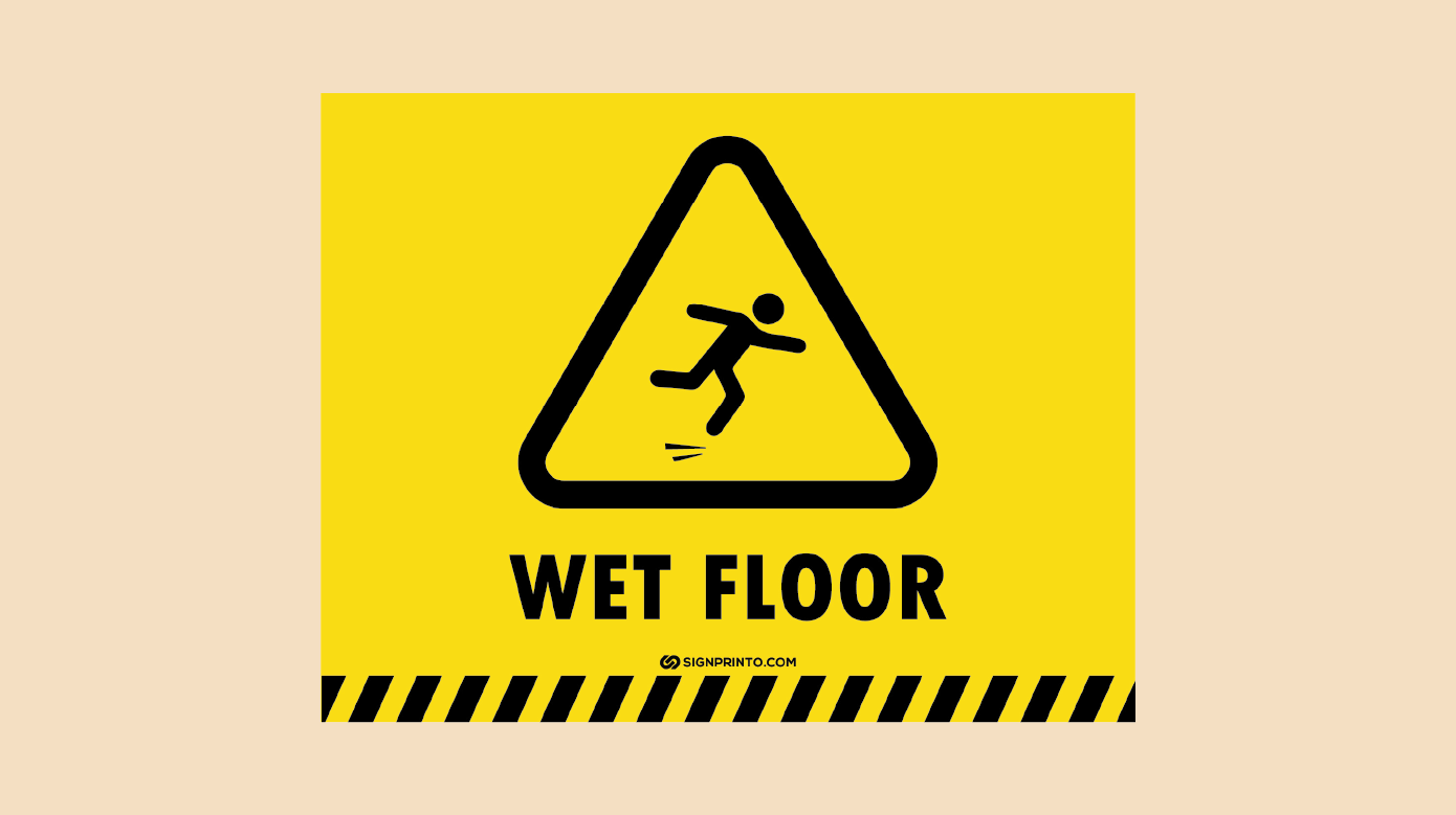 Printable Wet Floor Sign: Instantly Access Your FREE PDF